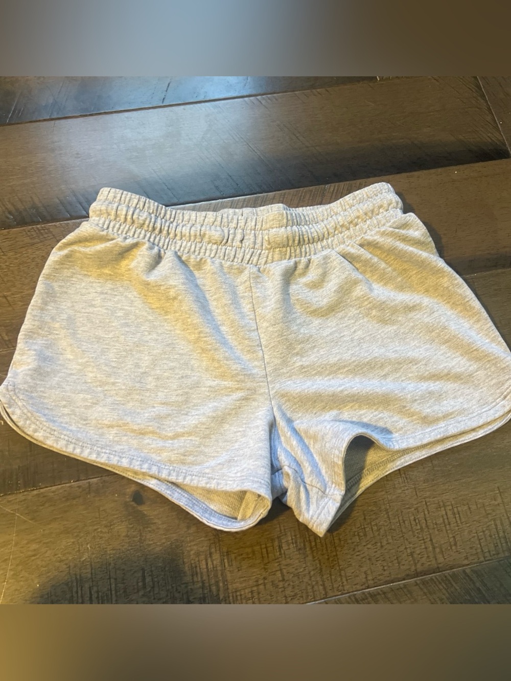 Cat & Jack Heather Gray Girls' Elastic-Waist Shorts